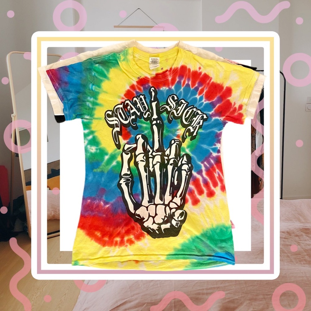 Stay Sick tie dye t-shirt